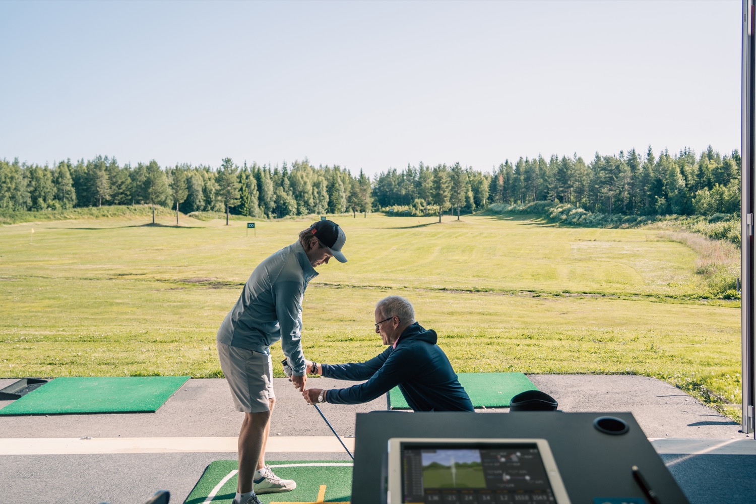 Fitting med TrackMan 4 på Sandnäset Golf